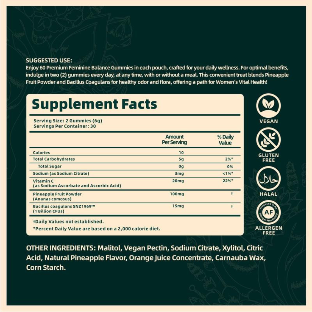 Nitro Feminine Balance Gummies
